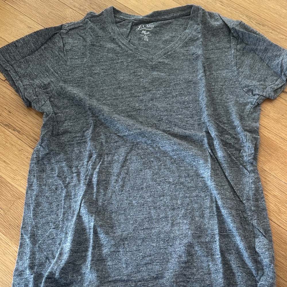 J. Crew Gray Short Sleeve Tee